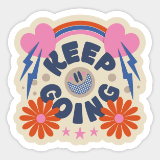 Keep Going Sticker